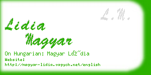 lidia magyar business card